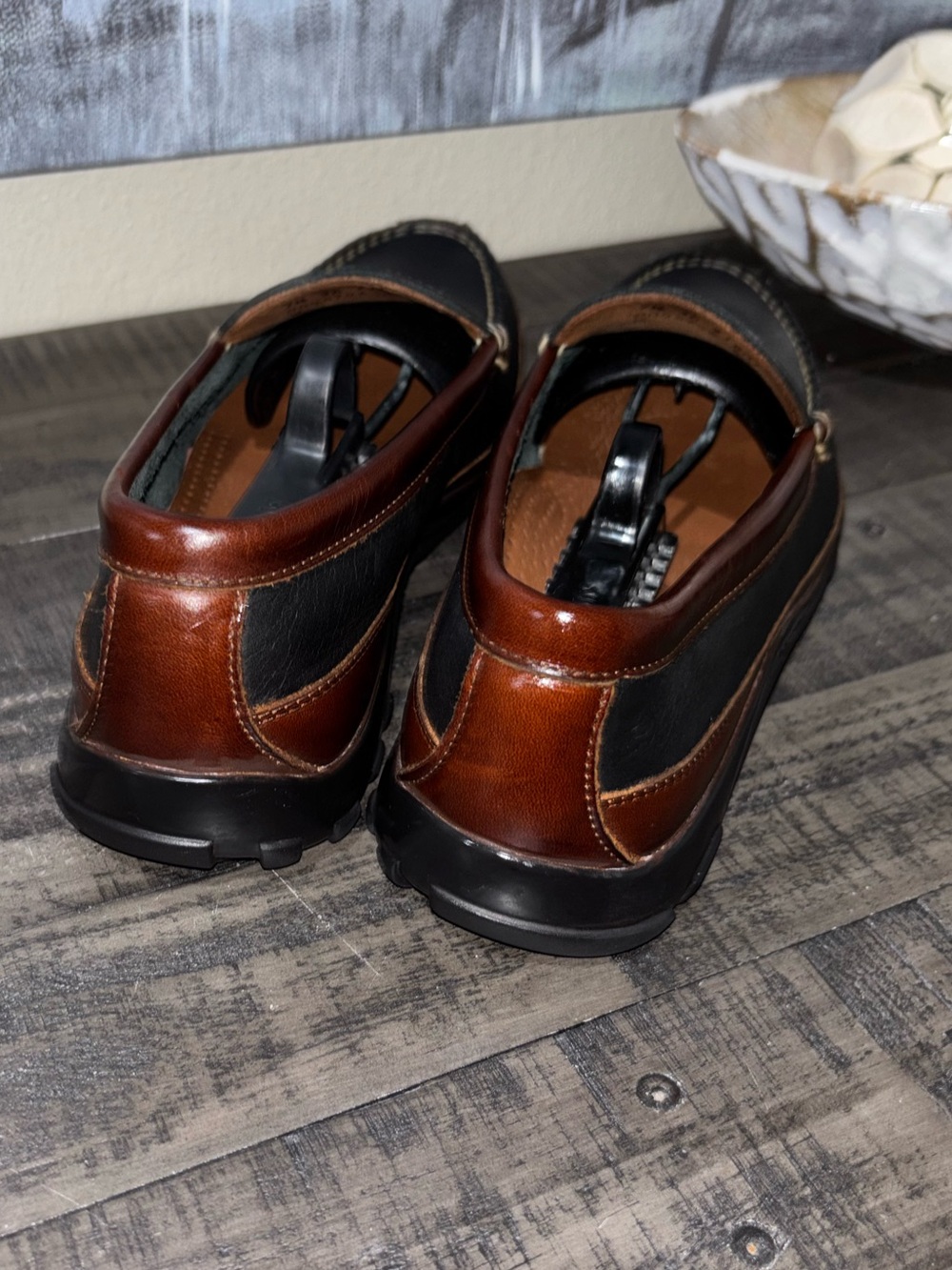 Allen Edmonds Boulder leather driving moccasins MENS - Picture 2 of 16